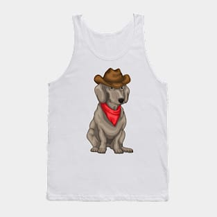 Dachshund Cowboy Cowboy hat Tank Top